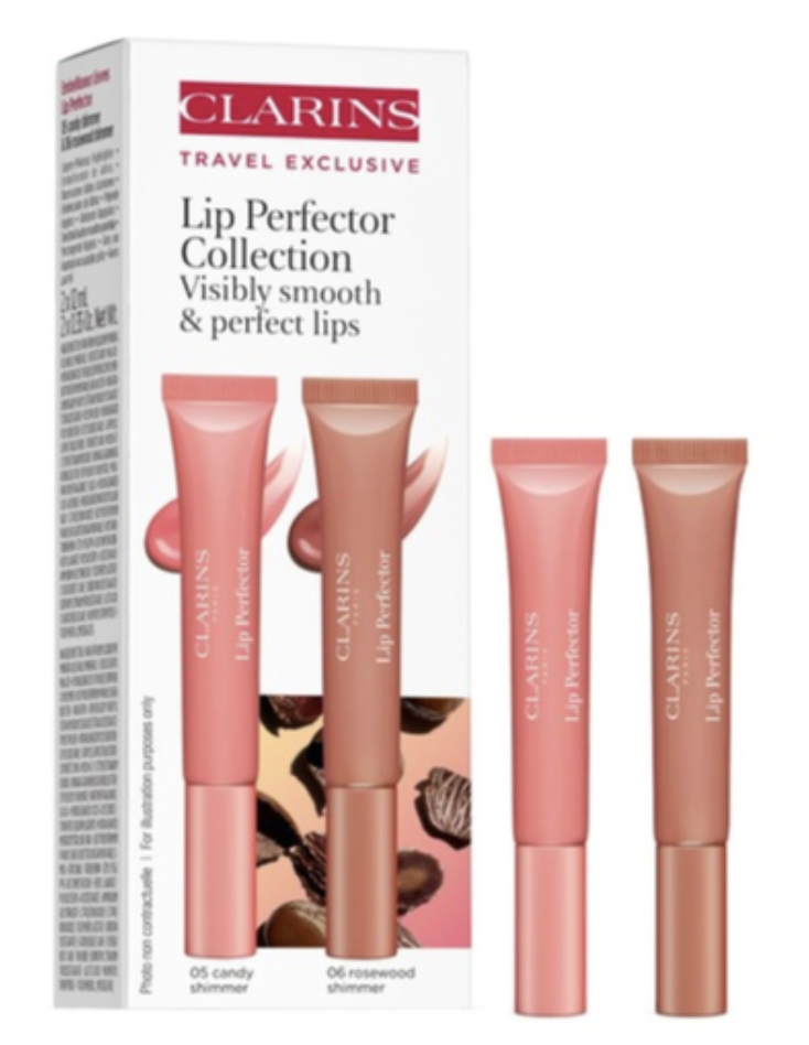 Clarins Natural Lip Perfector Lipstick Set kapak resmi